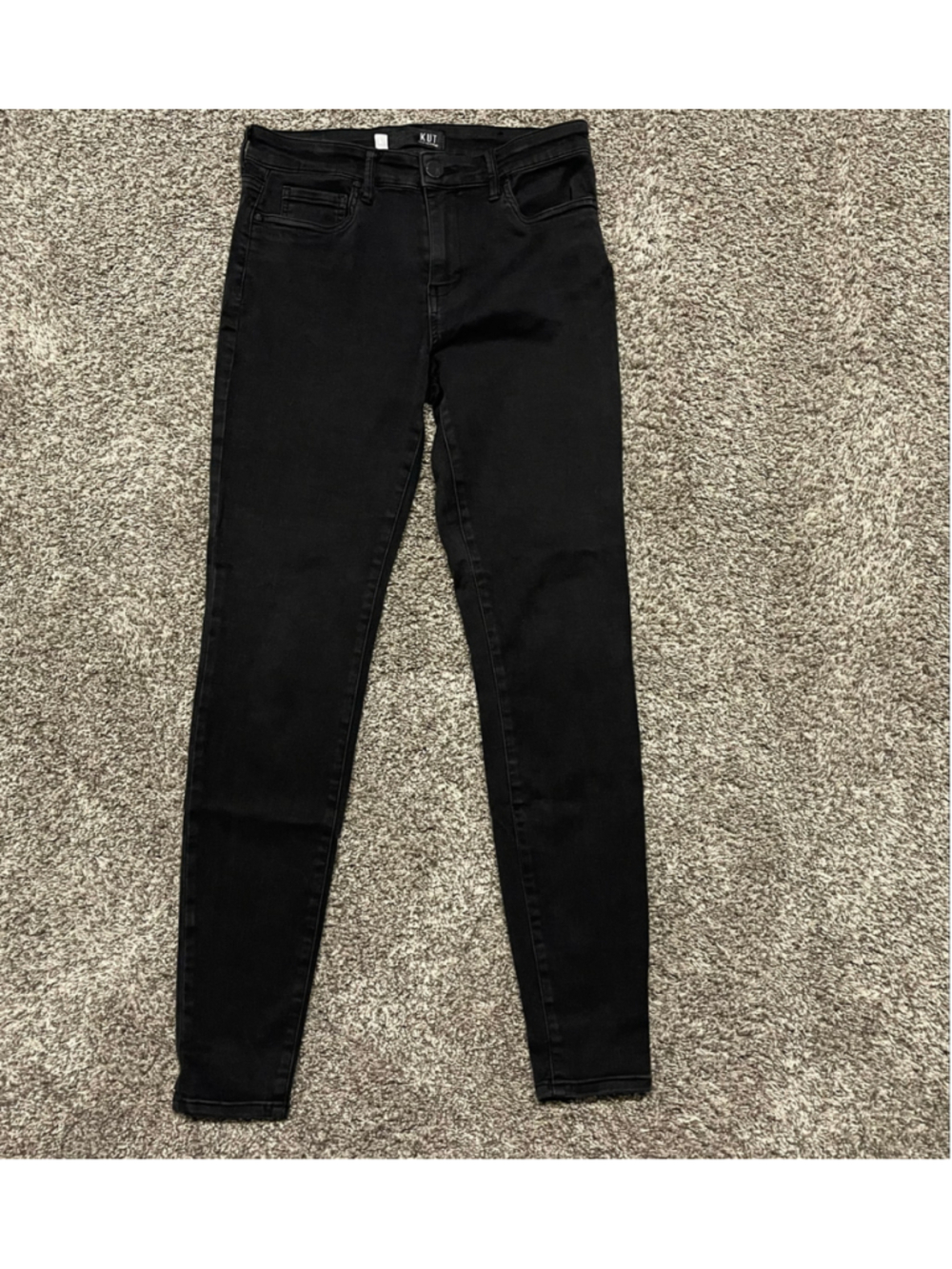KUT from the Kloth Women’s Skinny Jeans Black Size 6, 30” Inseam, EUC